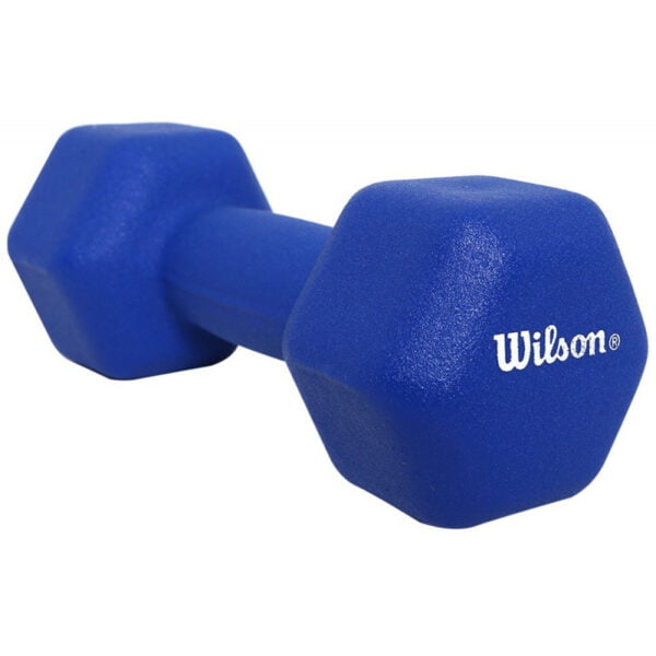 Halteres Wilson de Neoprene MN0010 4.54KG/10LB Azul (1 Peça)