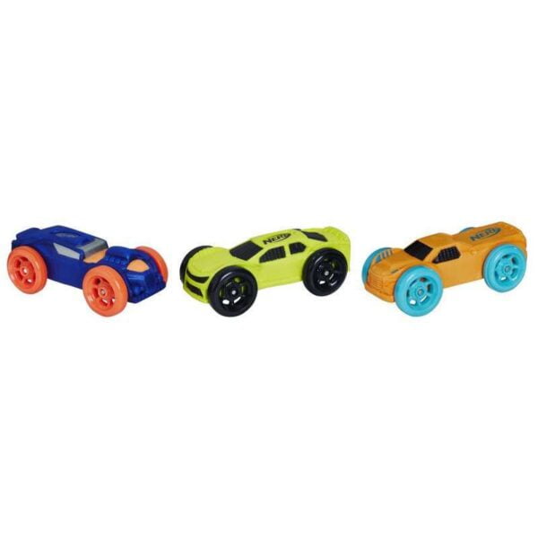 Hasbro Nerf Nitro 3 Carros de Espuma E1237