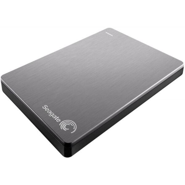 HD Externo Seagate 2TB Backup Slim Portable USB 3.0 PC Mac iOS e Android - Prata