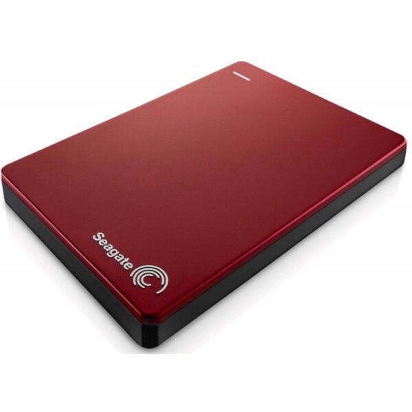 HD Externo Seagate 2TB Backup Slim Portable USB 3.0 PC Mac iOS e Android - Vermelho