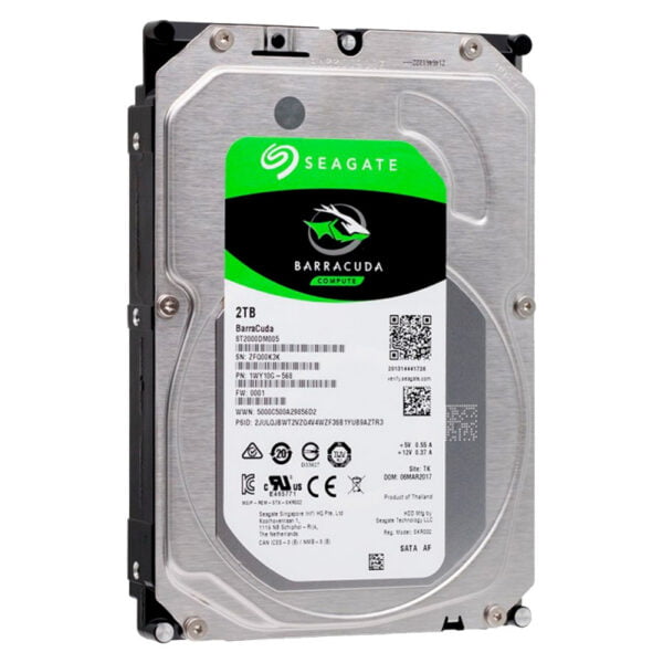HD Interno Seagate Barracuda Sata 2TB para Desktop ST2000DM005