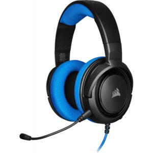 Headset Corsair para Jogos HS35 Stereo Gaming - Preto/Azul