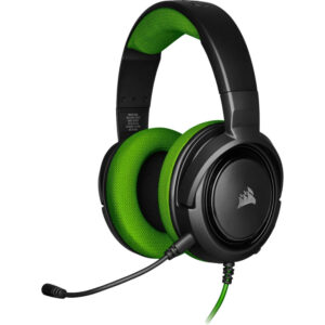 Headset Corsair para Jogos HS35 Stereo Gaming - Preto/Verde