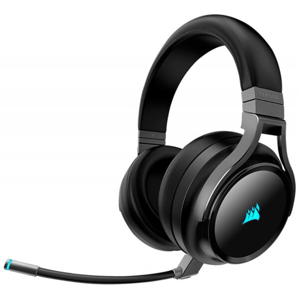 Headset Corsair para Jogos Virtuoso RGB Wireless - Preto