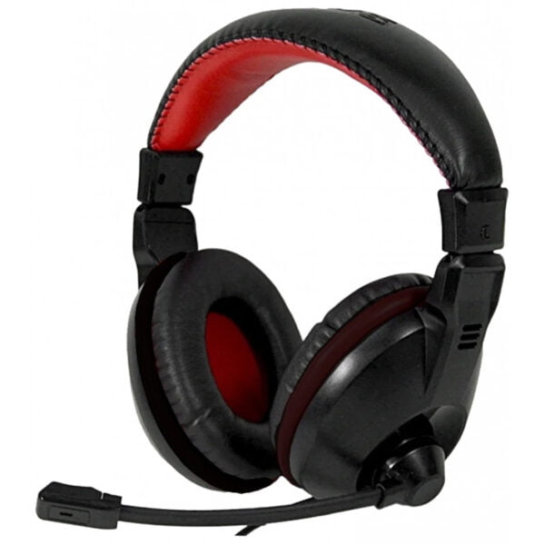 Headset Gaming Satellite AE-265 Preto/Vermelho