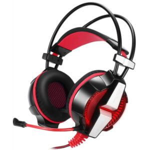 Headset para Jogos Kotion Each GS700 Gaming com Microfone Preto/ Vermelho
