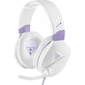 Headset Turtle Beach Recon Spark PS4/PS5/Pc/Nintendo/Xbox One (com Fio) - Branco/Roxo