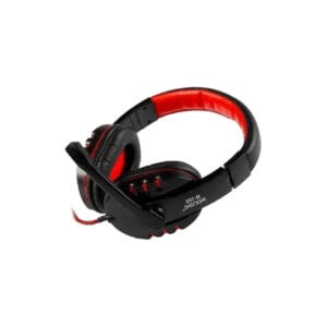 Headset Weilishi W-160 - Preto/Vermelho