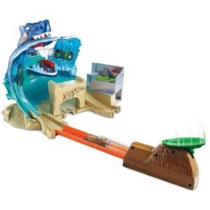 Hot Wheels Batalha na Praia com Tubarão Mattel - FNB21