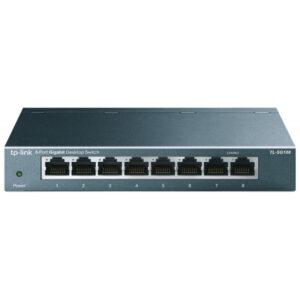 Hub Switch TP-Link Desktop 8 Portas TL-SG108 10/100/1000 Mbps