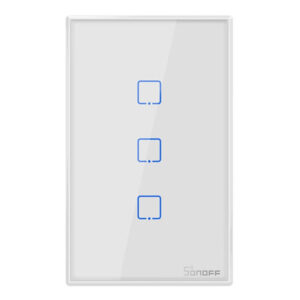 Interruptor Smart de Parede Sonoff TX T2US3C Branco