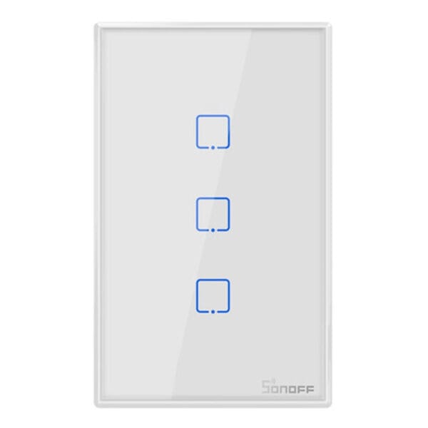 Interruptor Smart de Parede Sonoff TX T2US3C Branco