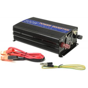 Inversor de Voltagem para Carro Power Inverter 24V a 110V 800W - Preto