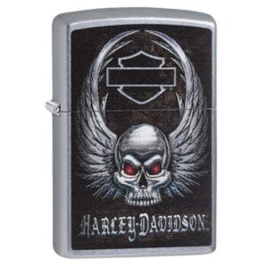 Isqueiro Zippo Harley Davidson Skull 29558