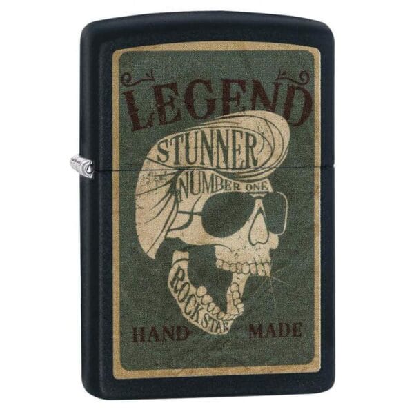 Isqueiro Zippo Legendary Skull Design 29630