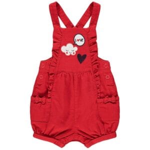 Jardineira para bebê Orchestra HB008E-RGM01 Feminina