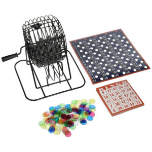 Jogo Bingo Spin Master Cartelas Reutilizáveis com Gaiola Rotativa