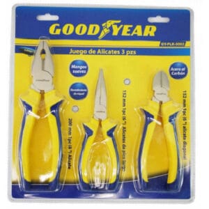 Jogo de Alicates Goodyear GY-PLK-5002  3 Peças