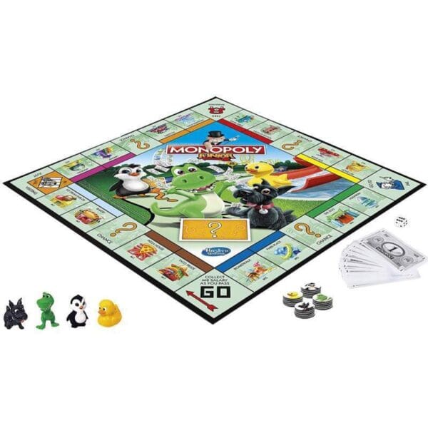 Jogo de Tabuleiro Hasbro Gaming Monopoly Junior A6984 2-4 Jogadores