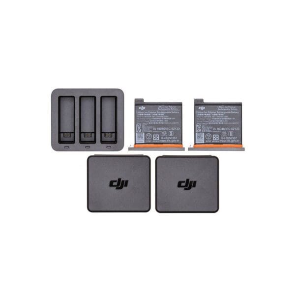 Kit Carregador e Bateria para Osmo Action Part 3 OSAP03 Preto