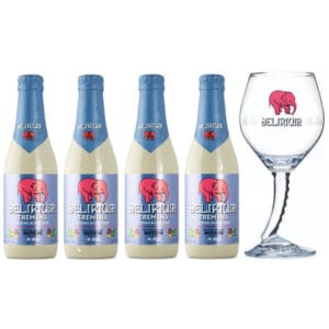 Kit Cerveja Delirium Tremens - 330mL x 4 + Copo de 330mL