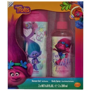 Kit Dreamworks Trolls Body Spray + Shower Gel 2 x 200mL - Infantil