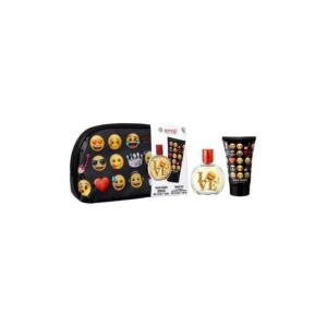 Kit Perfume Air-Val Emoji EDT 50mL + Shower Gel 100mL + Estojo - Infantil