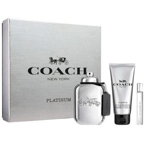 Kit Perfume Coach Platinum EDP 100mL + 7