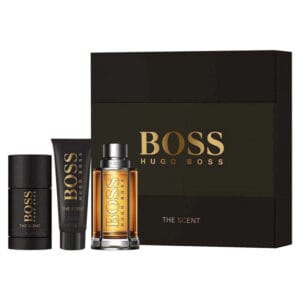 Kit Perfume Hugo Boss The Scent EDT 100mL + Shower Gel 50mL + Desodorante 75mL
