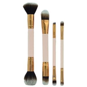 Kit Pincel Makeup Brush Make T-04-026 - Rosa (4 Peças)