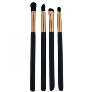 Kit Pincel Makeup Brush Make T-04-028 - Preto (4 Peças)
