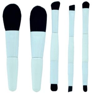 Kit Pincel Makeup Brush Make T-05-077 - Branco (5 Peças)