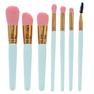 Kit Pincel Makeup Brush Make T-07-062 - Branco (7 Peças)
