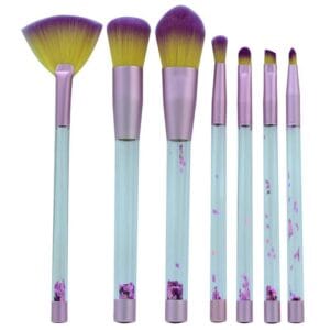Kit Pincel Makeup Brush Make T-07-063 - Rosa (7 Peças)