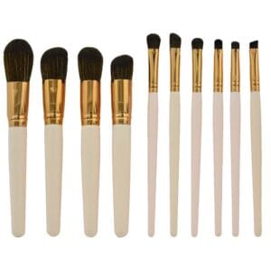 Kit Pincel Makeup Brush Make T-10-160 - Rosa (10 Peças)