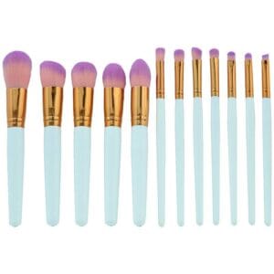 Kit Pincel Makeup Brush Make T-12-076 - Branco (12 Peças)