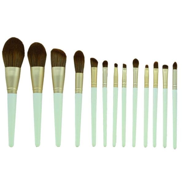 Kit Pincel Makeup Brush Make T-13-016 - Branco (13 Peças)