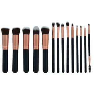 Kit Pincel Makeup Brush Make T-14-005 - Preto (14 Peças)