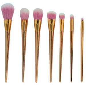 Kit Pincel Makeup Brush Make TM-006 - Rosa (6 Peças)
