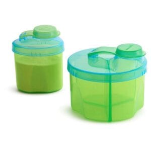 Kit Potes Dosadores Munchkin - Verde/Azul 2 Peças