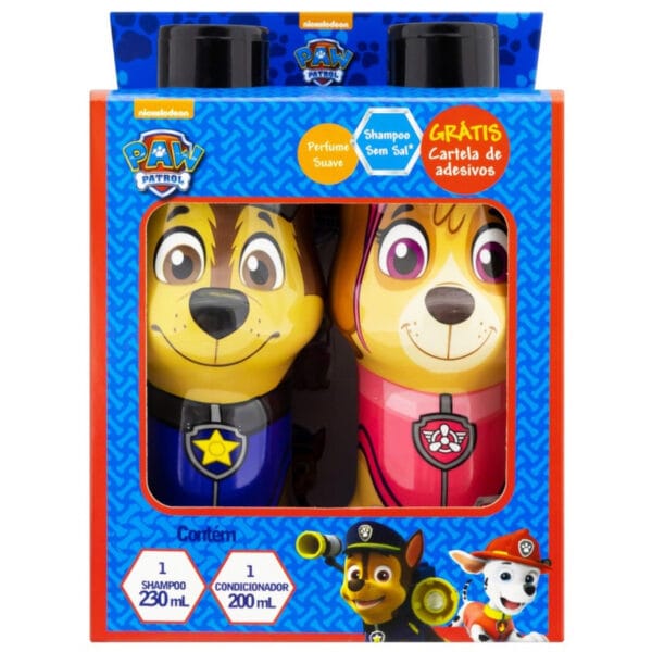 Kit Shampoo + Condicionador Nutriex Paw Patrol (230mL + 200mL)