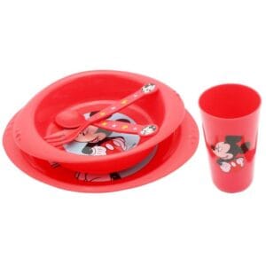 Kit Utensilio para bebe Disney Baby Mickey Mouse ZN-1720 (6+M - 5 Peças)