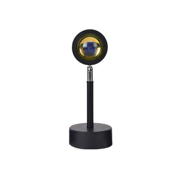 Lâmpada de Mesa Giratória Sunset USB - Amarelo