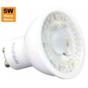 Lâmpada LED Hyundai GU10 Dimmable 5W 350 Lumens 3000K (Quente)