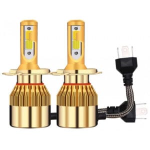 Lâmpada Super LED Dual Color C6 H4 6000k