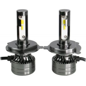 Lâmpada T5 Super LED Headlight H4 3 Cores 6000k