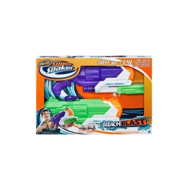 Lançador de Agua Nerf Super Soake Breach Blast Hasbro B7200