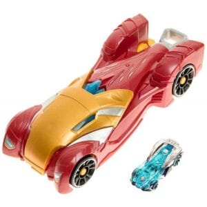 Lançador de Carrinho Hasbro Hot Wheels Iron Man - GFN84