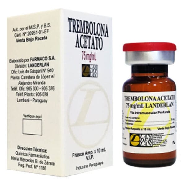 Landerlan Drostanolona Trembolona Acetato 75MG - 10mL