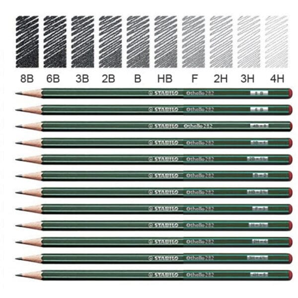 Lápis de Desenho Stabilo Othello 282 - (12 unidades)